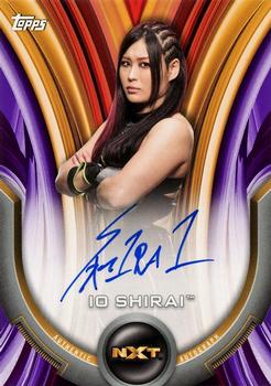 2020 Topps WWE Women's Division - Roster Autographs Purple #A-IS Io Shirai Front
