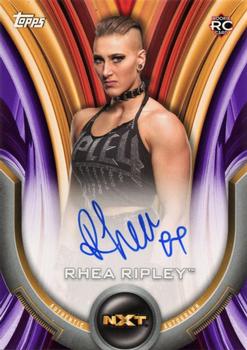 2020 Topps WWE Women's Division - Roster Autographs Purple #A-RR Rhea Ripley Front