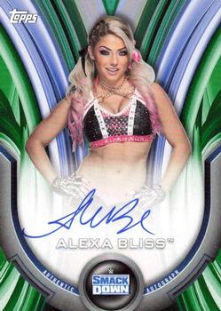2020 Topps WWE Women's Division - Roster Autographs Green #A-AB Alexa Bliss Front
