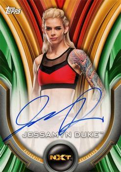 2020 Topps WWE Women's Division - Roster Autographs Green #A-JD Jessamyn Duke Front