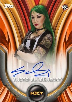 2020 Topps WWE Women's Division - Roster Autographs Orange #A-SH Shotzi Blackheart Front