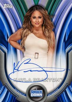2020 Topps WWE Women's Division - Roster Autographs Blue #A-KB Kayla Braxton Front