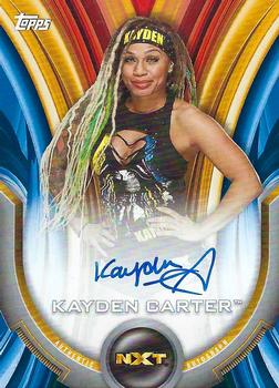 2020 Topps WWE Women's Division - Roster Autographs Blue #A-KC Kayden Carter Front