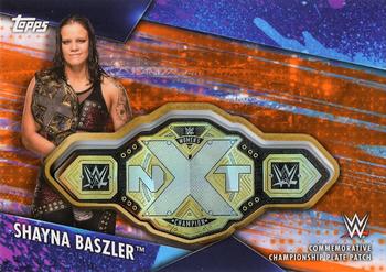2020 Topps WWE Women's Division - Championship Plate Patch Orange #CPP-SP Shayna Baszler Front
