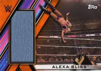 2020 Topps WWE Women's Division - Superstar Mat Relics Orange #MR-AB Alexa Bliss Front