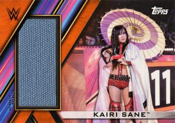 2020 Topps WWE Women's Division - Superstar Mat Relics Orange #MR-KS Kairi Sane Front