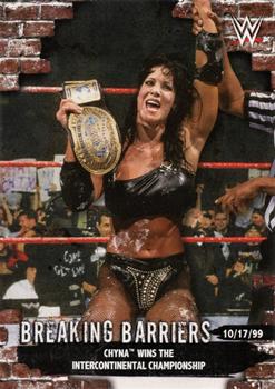 2020 Topps WWE Women's Division - Breaking Barriers #BB-4 Chyna Wins the Intercontinental Championship Front