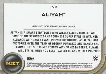 2020 Topps WWE Women's Division - Roster Cards #RC-3 Aliyah Back