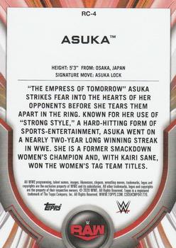 2020 Topps WWE Women's Division - Roster Cards #RC-4 Asuka Back