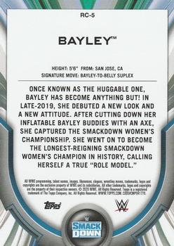 2020 Topps WWE Women's Division - Roster Cards #RC-5 Bayley Back