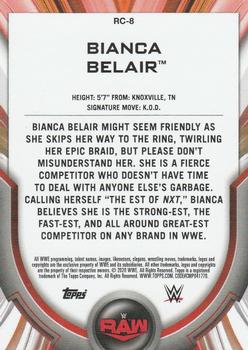 2020 Topps WWE Women's Division - Roster Cards #RC-8 Bianca Belair Back