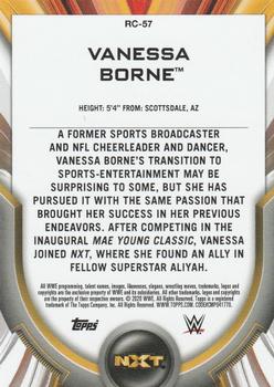 2020 Topps WWE Women's Division - Roster Cards #RC-57 Vanessa Borne Back