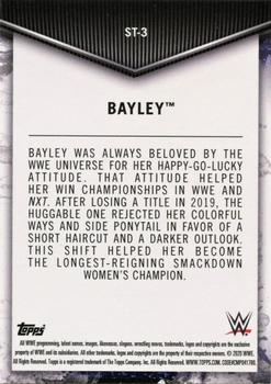 2020 Topps WWE Women's Division - Superstar Transformations #ST-3 Bayley Back