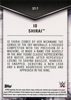 2020 Topps WWE Women's Division - Superstar Transformations #ST-7 Io Shirai Back
