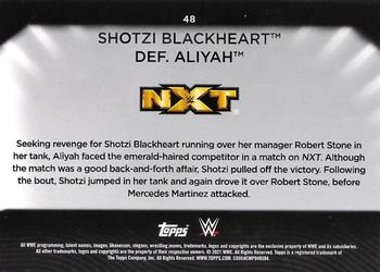 2021 Topps WWE Women's Division #48 Shotzi Blackheart def. Aliyah Back