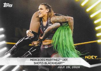 2021 Topps WWE Women's Division #51 Mercedes Martinez def. Shotzi Blackheart Front