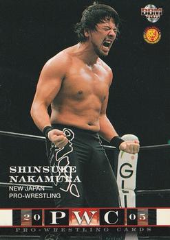 2005 BBM Pro Wrestling #5 Shinsuke Nakamura Front