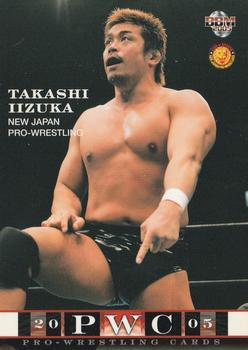 2005 BBM Pro Wrestling #7 Takashi Iizuka Front