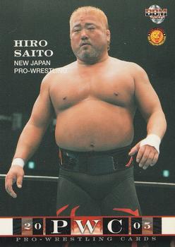 2005 BBM Pro Wrestling #10 Hiro Saito Front