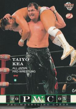 2005 BBM Pro Wrestling #40 Taiyo Kea Front