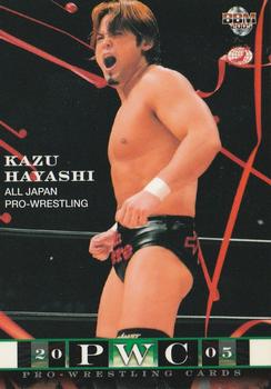 2005 BBM Pro Wrestling #42 Kazu Hayashi Front