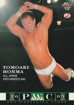 2005 BBM Pro Wrestling #44 Tomoaki Honma Front