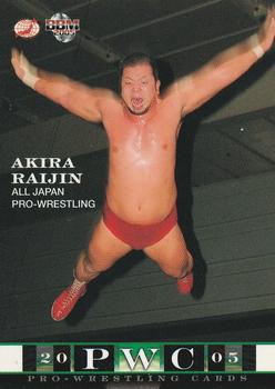 2005 BBM Pro Wrestling #48 Akira Raijin Front