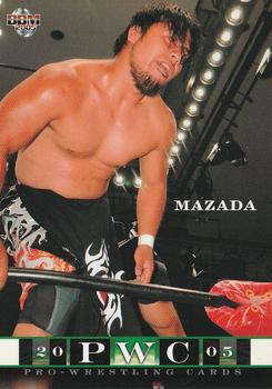 2005 BBM Pro Wrestling #53 Mazada Front