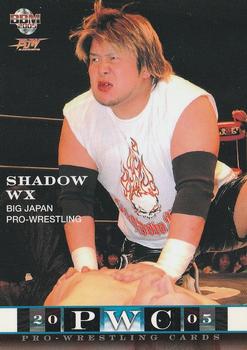 2005 BBM Pro Wrestling #75 Shadow WX Front