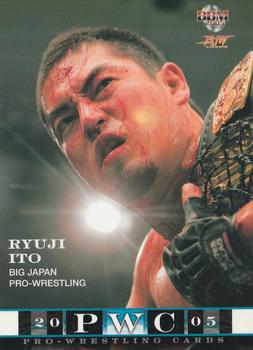 2005 BBM Pro Wrestling #77 Ryuji Ito Front