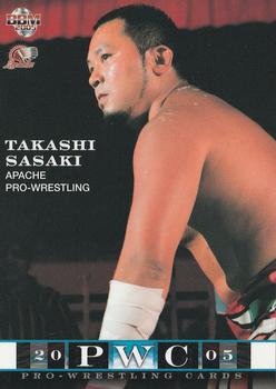 2005 BBM Pro Wrestling #184 Takashi Sasaki Front