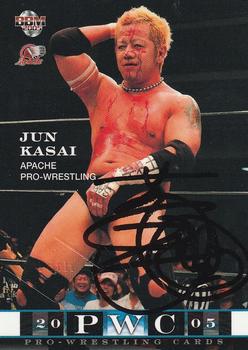 2005 BBM Pro Wrestling - Autographs #NNO Jun Kasai Front