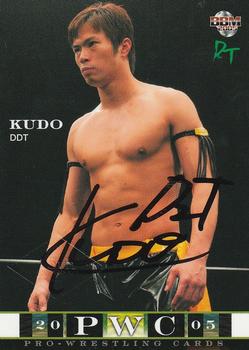 2005 BBM Pro Wrestling - Autographs #NNO Kudo Front