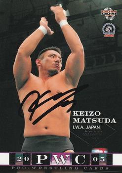 2005 BBM Pro Wrestling - Autographs #NNO Keizo Matsuda Front