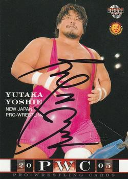 2005 BBM Pro Wrestling - Autographs #NNO Yutaka Yoshie Front