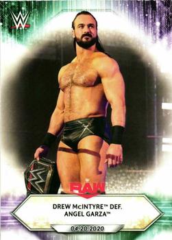 2021 Topps WWE #60 Drew McIntyre def. Angel Garza Front