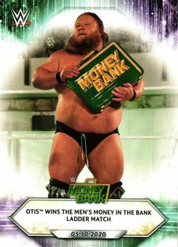 2021 Topps WWE #69 Otis Wins the Men's Money in the Bank Ladder Match Front