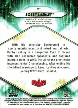 2021 Topps WWE #101 Bobby Lashley Back