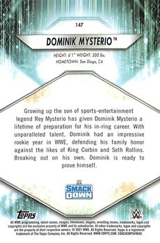 2021 Topps WWE #147 Dominik Mysterio Back