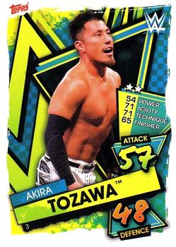 2021 Topps Slam Attax WWE #3 Akira Tozawa Front