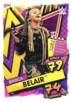 2021 Topps Slam Attax WWE #18 Bianca Belair Front