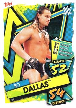 2021 Topps Slam Attax WWE #21 Bo Dallas Front