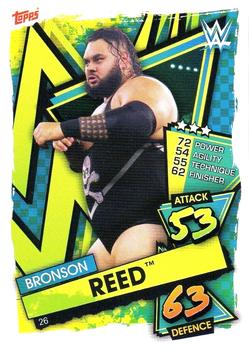 2021 Topps Slam Attax WWE #26 Bronson Reed Front
