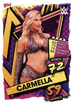 2021 Topps Slam Attax WWE #29 Carmella Front