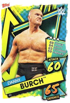 2021 Topps Slam Attax WWE #40 Danny Burch Front