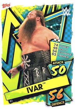 2021 Topps Slam Attax WWE #61 Ivar Front