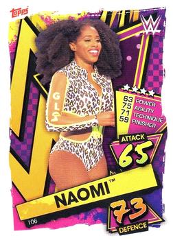 2021 Topps Slam Attax WWE #106 Naomi Front