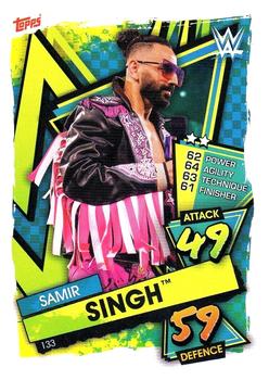 2021 Topps Slam Attax WWE #133 Samir Singh Front