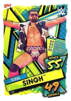 2021 Topps Slam Attax WWE #145 Sunil Singh Front