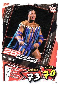 2021 Topps Slam Attax WWE #234 The Rock Front